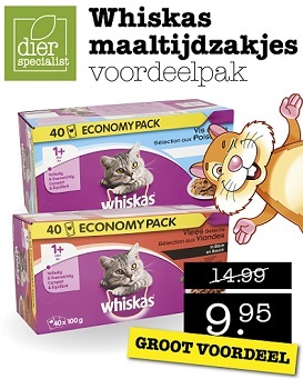 Whiskas Maaltijdzakjes voordeelpak