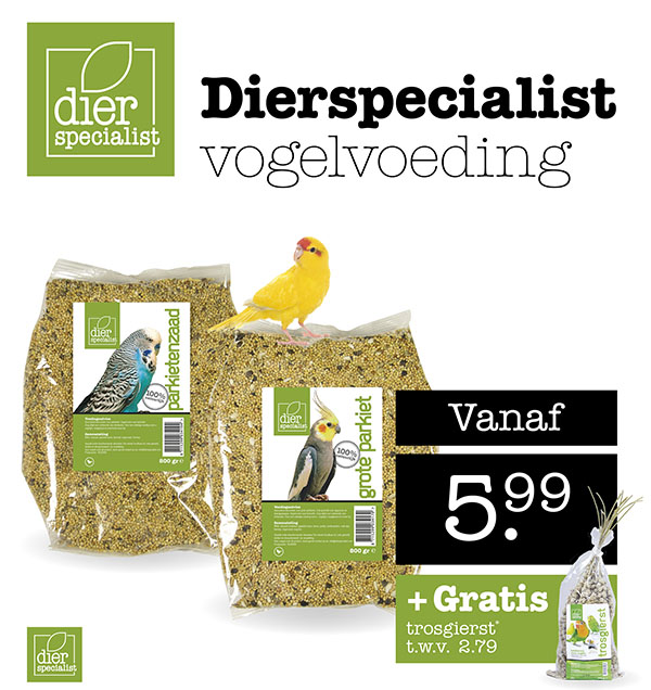 Dierspecialist vogelvoeding